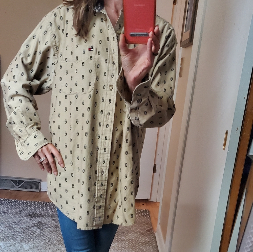 MENS TOMMY HILFIGER CREST BUTTON DOWN